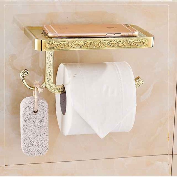 Toilet Paper Holder Multifunction Antique Zinc Alloy 1PC - Bathroom