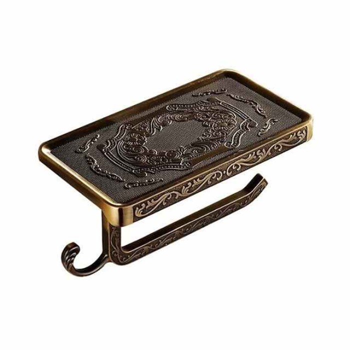 Toilet Paper Holder Multifunction Antique Zinc Alloy 1PC - Bathroom