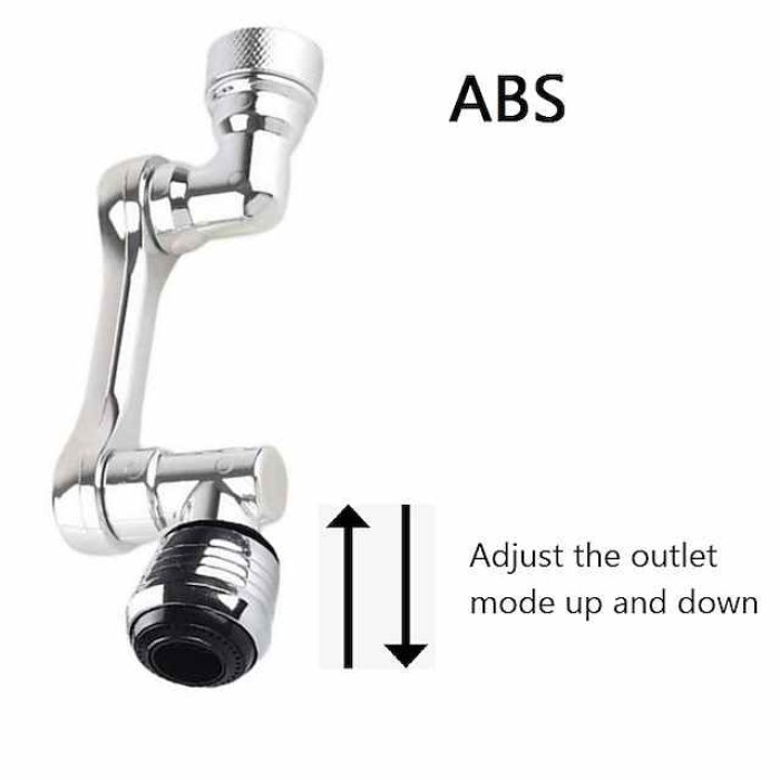 Faucet Extender 1080 Degree Extension, Universal Faucet Aerator Splash Kitchen Tap Filter Nozzle Bubbler Bathroom Kitchen Washroom 2 Spray Modes Faucet Aerator Attachment