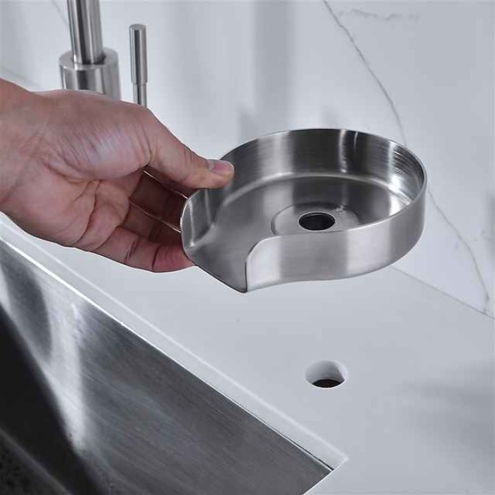 Stainless Steel Glass Rinser for Kitchen Sink, Glass Bottle Cup Washer for Sink Cup Rinser Clean Sink Attachment Accessories for Baby Bottle, Bar Wine Glass, and More Cups