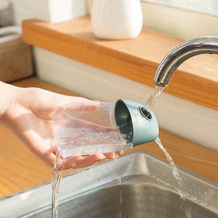 Kitchen Faucet Extender 360 Rotatable Spray Head Adjustable Splash-proof Faucet Filter Nozzle Tap Water Filter Accessories Random color