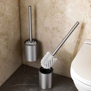 Toilet Brush Hole Free Wall Mounted Non Dead Space Luxury Household Toilet Cleaning Brush