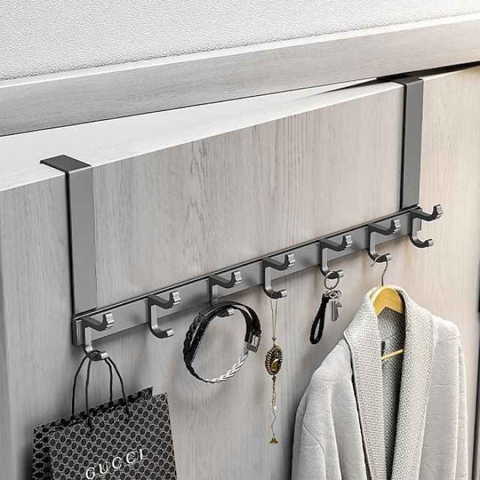 hook behind the door punch-free wall hanger gun ash door hanger wall hanger strong non-marking clothes hat hook