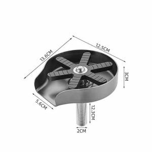 Glass Rinser For Kitchen Sink,Stainless Steel Cup Washer For Sink,Glass Washer for Sink,Cup Cleaner For Sink,Metal Washer,Kitchen Sink Accessories(Send 2 Kinds of Gaskets)