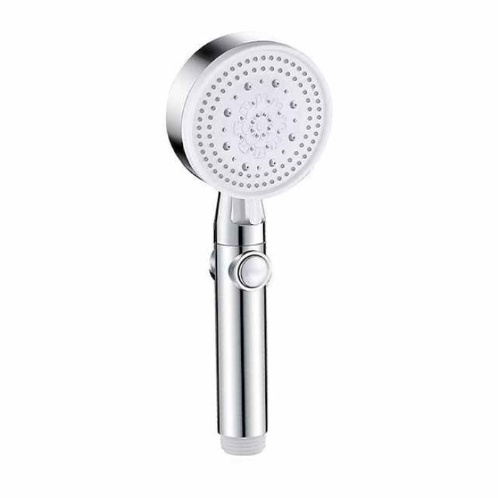 Shower Head High Pressure Handheld Spray Anti-drop Nozzle with 5 Spray Mode Showerhead, with Stop Button Adjustable High-Pressure Water Saving, Shower Bathroom Accessories