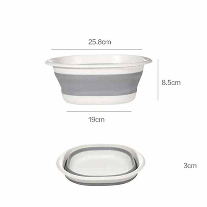 Foldable Washbasin In Bathroom Large Household Student Dormitory Baby Basin Portable Compressed Travel Small Laundry Basin