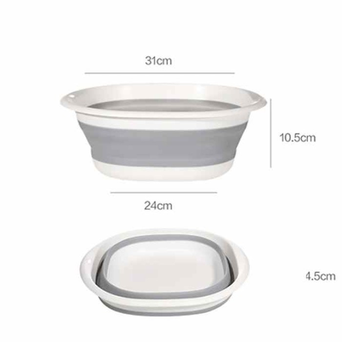 Foldable Washbasin In Bathroom Large Household Student Dormitory Baby Basin Portable Compressed Travel Small Laundry Basin