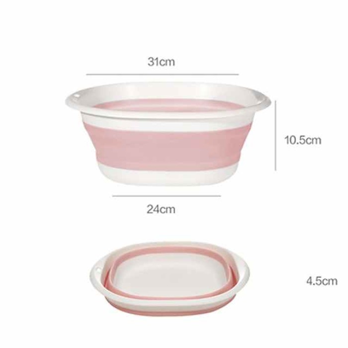 Foldable Washbasin In Bathroom Large Household Student Dormitory Baby Basin Portable Compressed Travel Small Laundry Basin