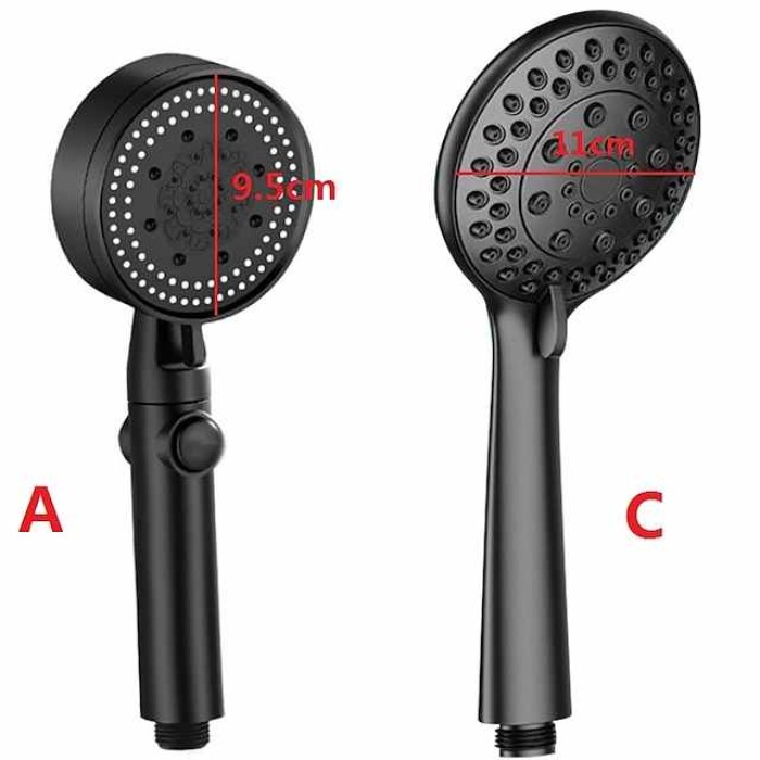 Shower Head High Pressure Handheld Spray with 5 Mode Showerhead, Adjustable High-Pressure Water Saving Shower Head Held, Shower Bathroom Accessories