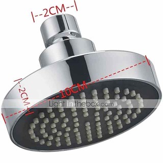 4 inch Rainfall Shower Head ABS Showerhead, 360-degree Rotation High Pressure Overhead Shower Head