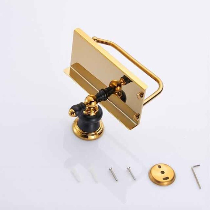 Towel Bar Foldable  Creative  Multifunction Modern Brass 1PC Single Wall Mounted