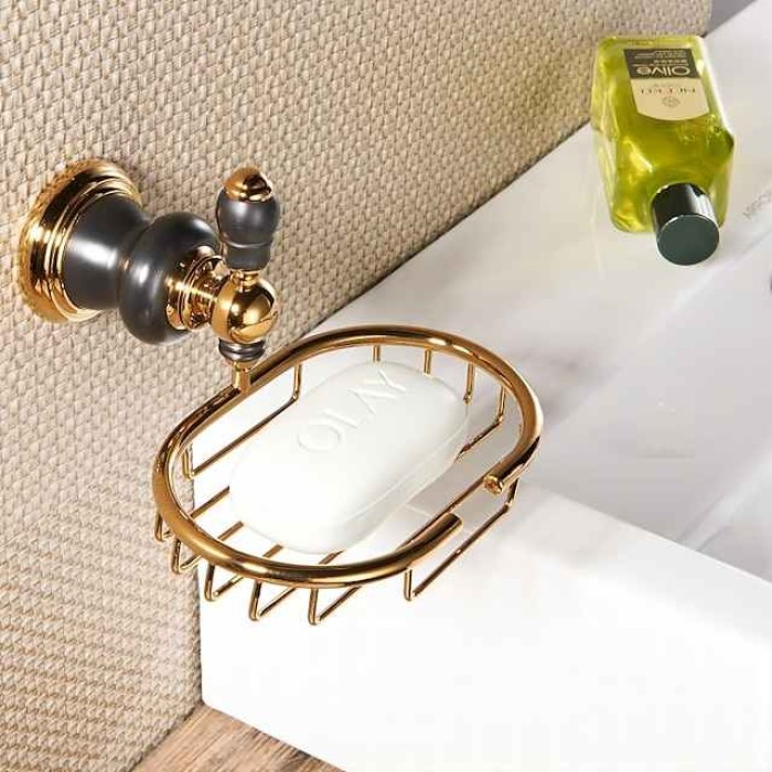 Soap Dishes & Holders Cool  New Design  Creative Antique  Country Brass 1PC - Bathroom  Hotel bath Single Wall Mounted