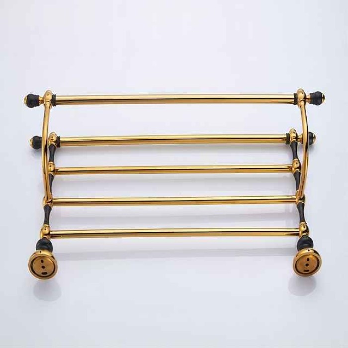 Towel Bar Cool New Design Creative Antique Country Brass 1PC - Bathroom / Hotel bath Double Wall Mounted