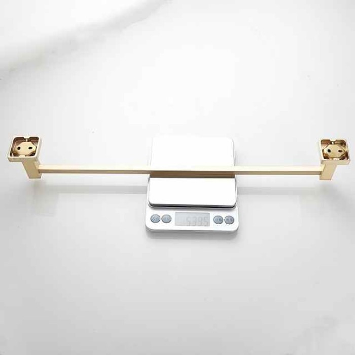 Bathroom Towel Rack Hooks Kitchen Hand Towel Holder New Design Modern Country Brass 1PC - Bathroom Hotel bath 1-Towel Bar Wall Mounted