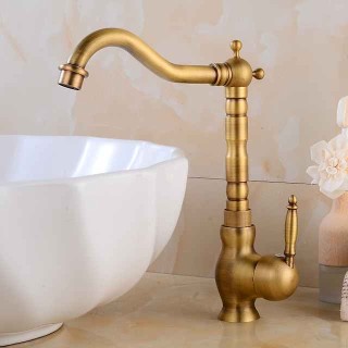 Kitchen Taps Sink Mixer Vessel Faucet, Single Handle with Cold and Hot Hose