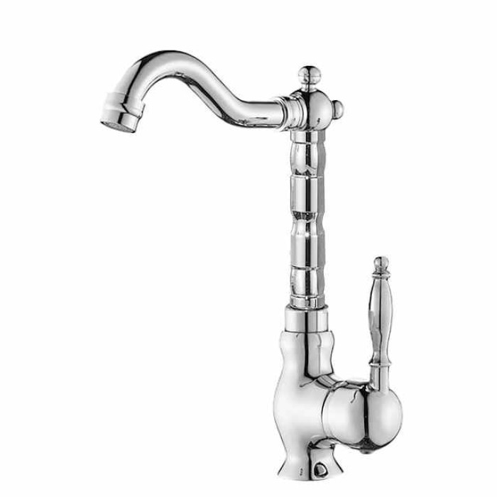 Kitchen Taps Sink Mixer Vessel Faucet, Single Handle with Cold and Hot Hose