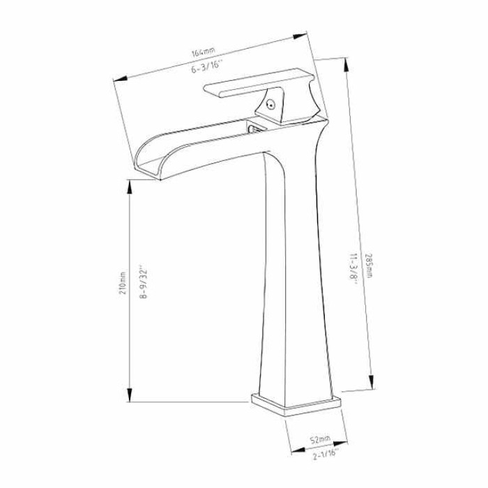 Bathroom Sink Faucet - Centerset / Waterfall Painted Finishes Centerset Single Handle One HoleBath Taps