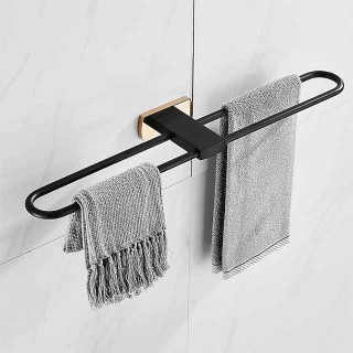 Towel Bar Cool / New Design / Creative Antique / Modern Brass 1PC - Bathroom / Hotel bath 2-tower bar Wall Mounted