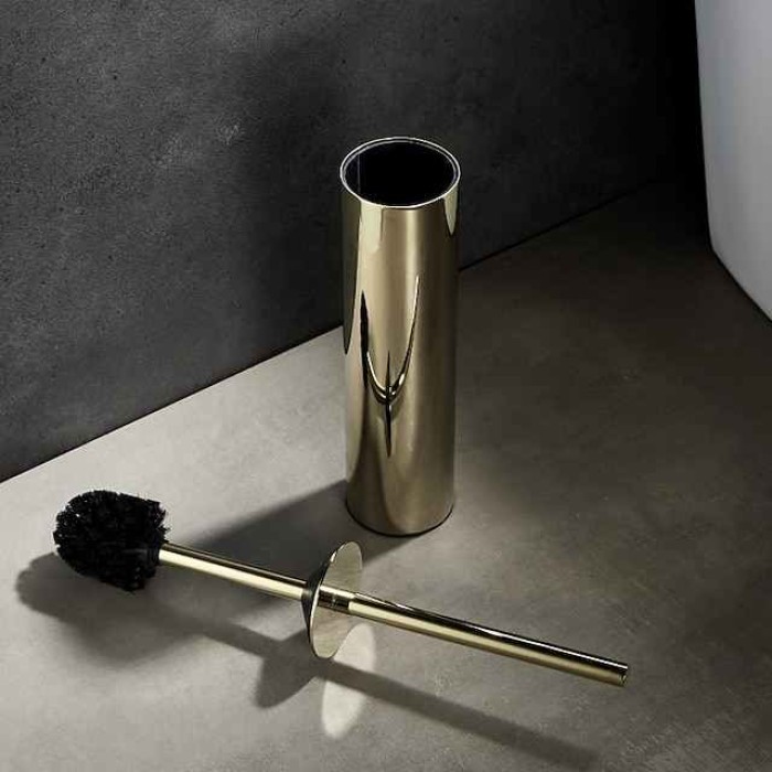 Toilet Brush Holder Creative / Multifunction Contemporary / Modern Stainless Steel 1PC Floor Mounted