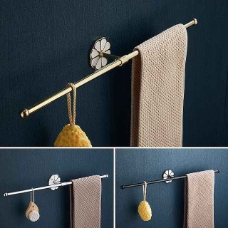 Towel Bar Creative Contemporary / Modern Stainless Steel / Zinc Alloy 1PC - Bathroom 2-tower bar Wall Mounted