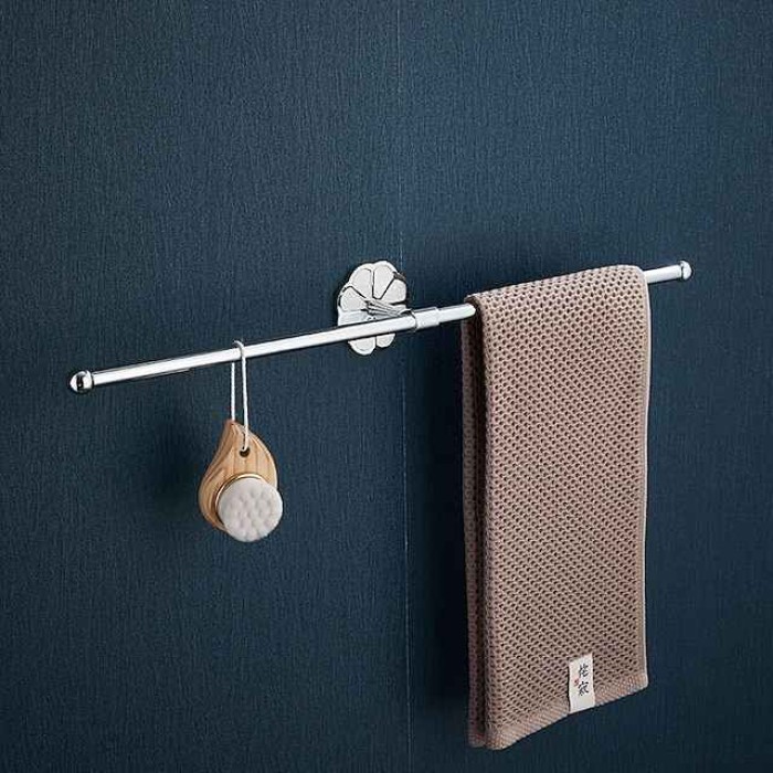 Towel Bar Creative Contemporary / Modern Stainless Steel / Zinc Alloy 1PC - Bathroom 2-tower bar Wall Mounted