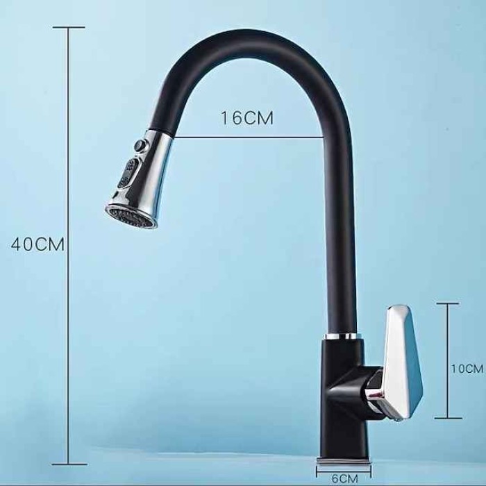 Bathroom Sink Faucet - Classic Brushed / Electroplated / Painted Finishes Mount Outside Single Handle One Hole Bath Taps