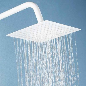 Water-Saving Shower Head, Contemporary Luxury Rain Shower in Painted Finishes