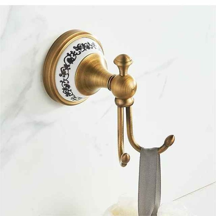 Bathroom Accessory Set / Towel Bar / Robe Hook Adorable Antique / Modern Brass Bathroom / Hotel bath Wall Mounted