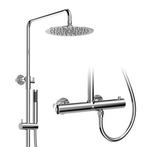 Exposed thermostatic shower column with 2-function <span>14448-E01</span>